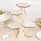 NATURAL 19" Wooden 5 Tier Cupcake Dessert DISPLAY STAND Tree Tower